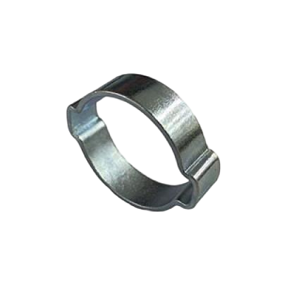 How is a heavy duty hose clamp constructed?